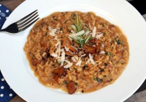 Risotto with chanterelles